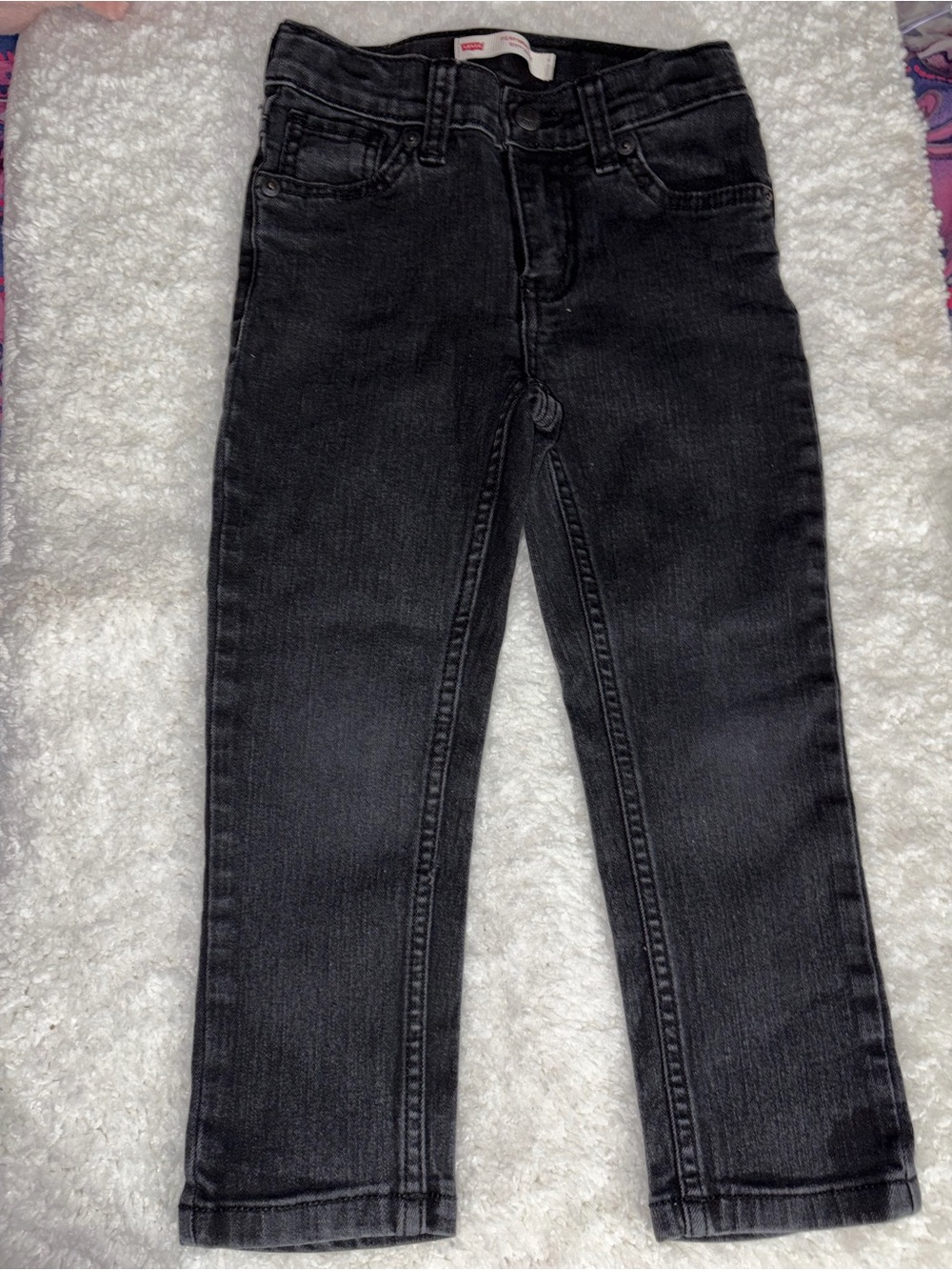 Levi's Kids Black Stretch Denim Jeans